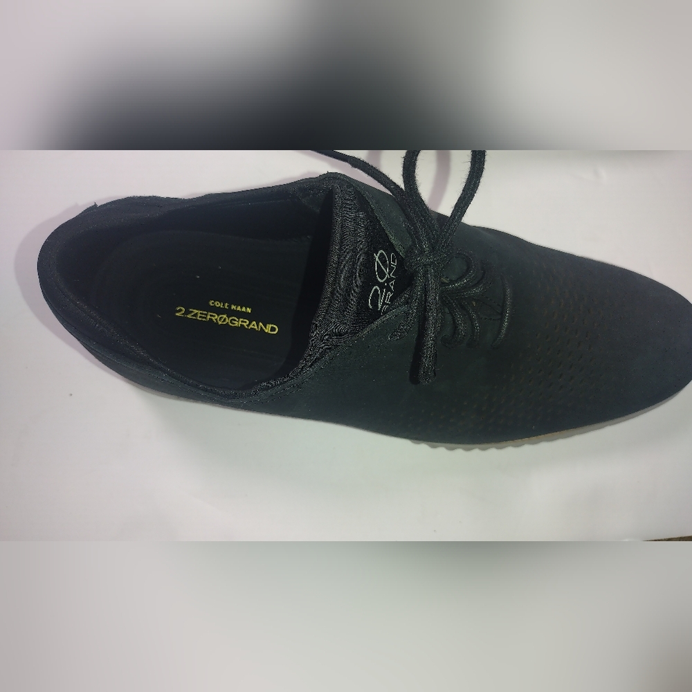 Cole Haan 2.0 ZEROGRAND LASER WING Black Leather Oxfords Loafers Size‎ 10.5 Wide - Picture 6 of 15